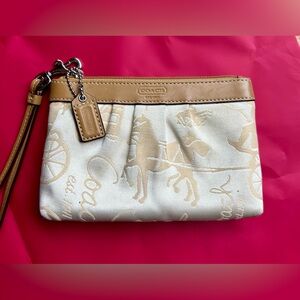 Coach Horse and Carriage Wristlet